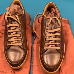 Mezlan Masi Dark Brown Leather Sneakers